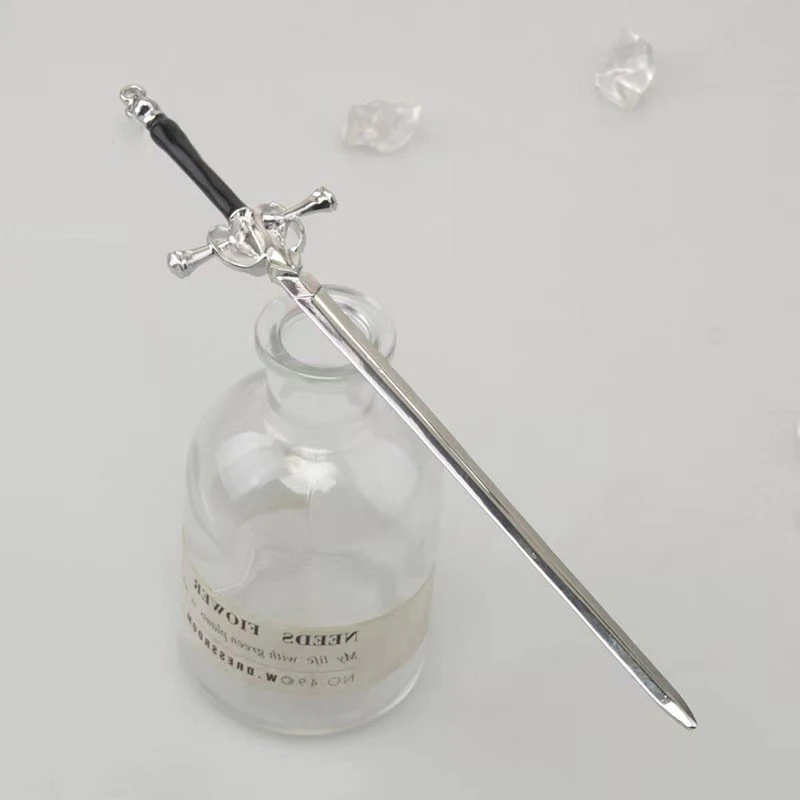 New Punk Metal Sword Hairpin Chinese Style Simple Hair Sticks for Women Diy Hairstyle Design Tools Accessories Dropshipping image 6