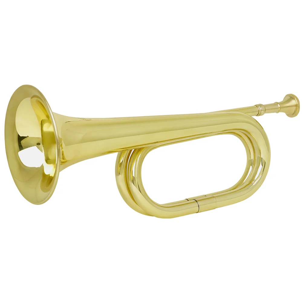 

Bugle Horn Beginner Copper Instrument Mini Band Musical Instruments Brass Small Trumpet