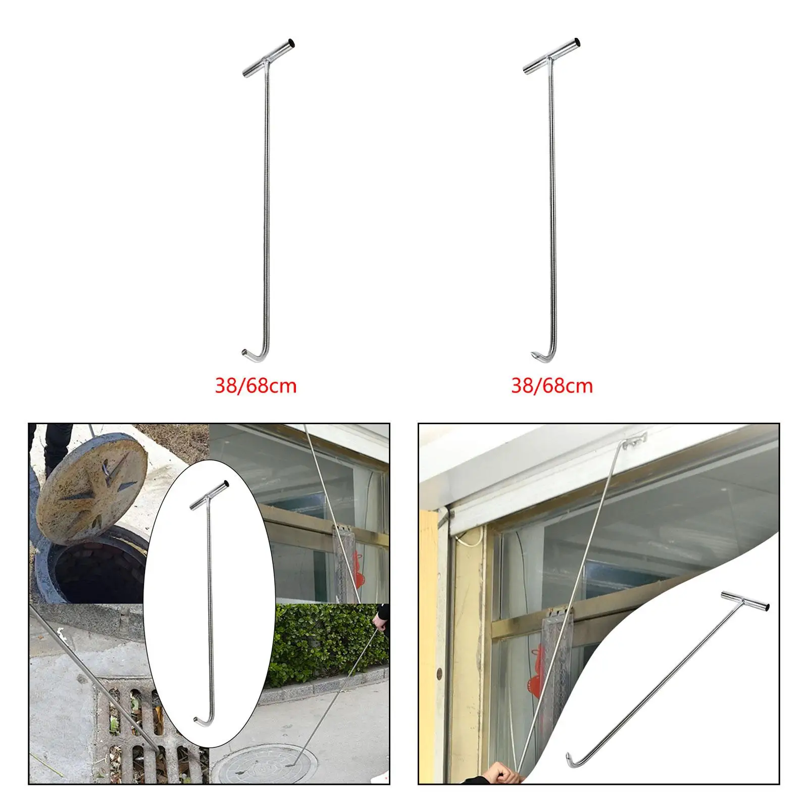 Manhole Hook Tool, Door Lifting Tension Springs, Steel Roller Gates, Lifting