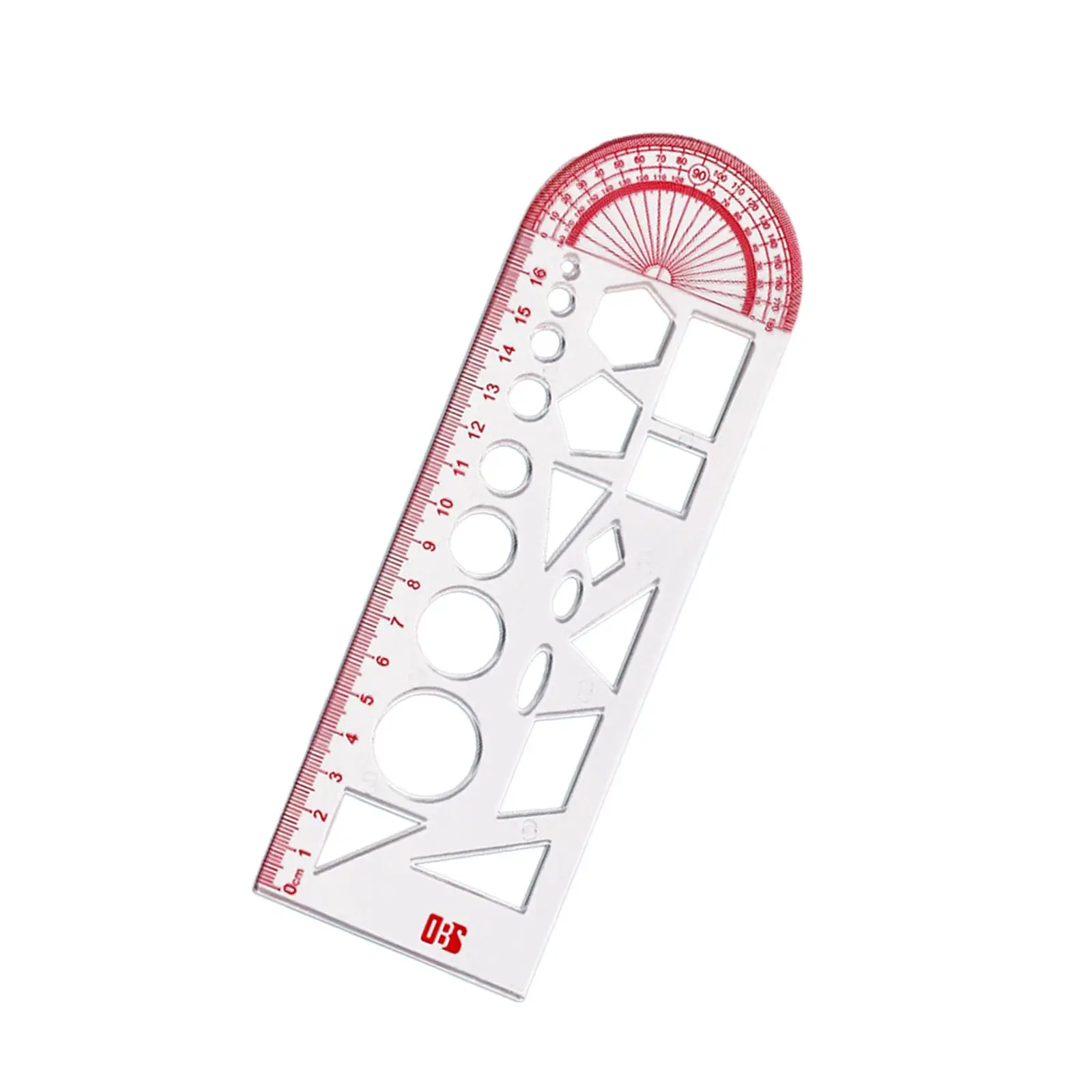 Multifunctional Geometric Ruler Mathematics Learning Geometry Ruler for Drafting Building Woodworking Studying Office Supplies