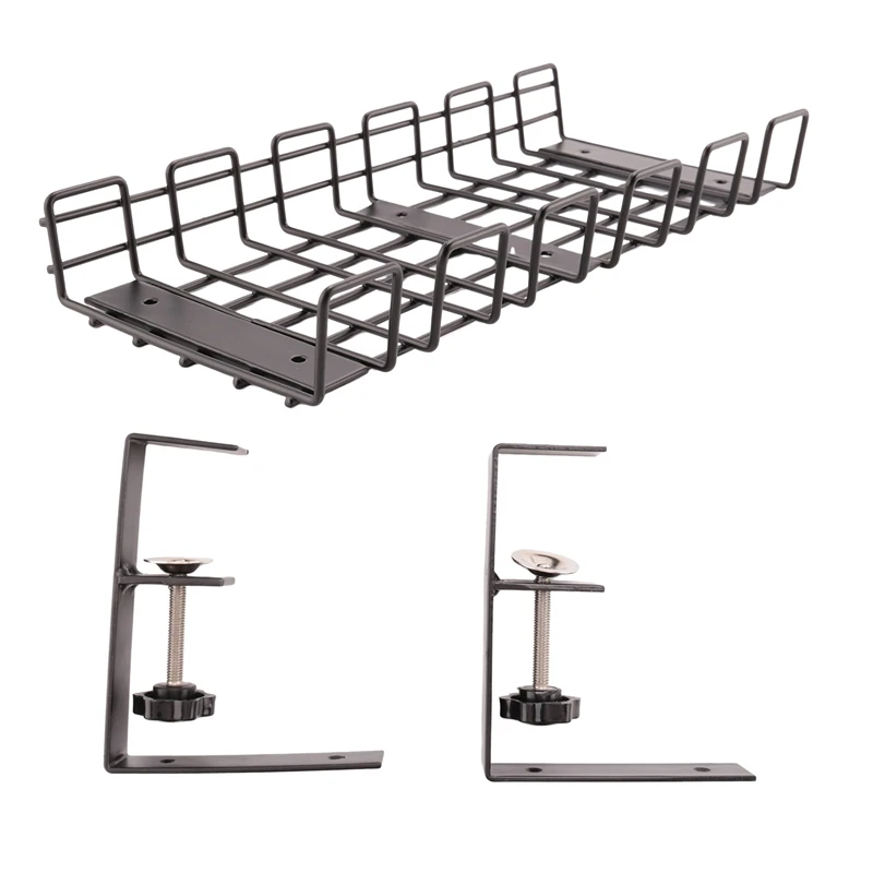 

Wire Cable Trough Wire Storage Rack Basement Storage Rack Punch-Free Under-Desk Table Top Shelf