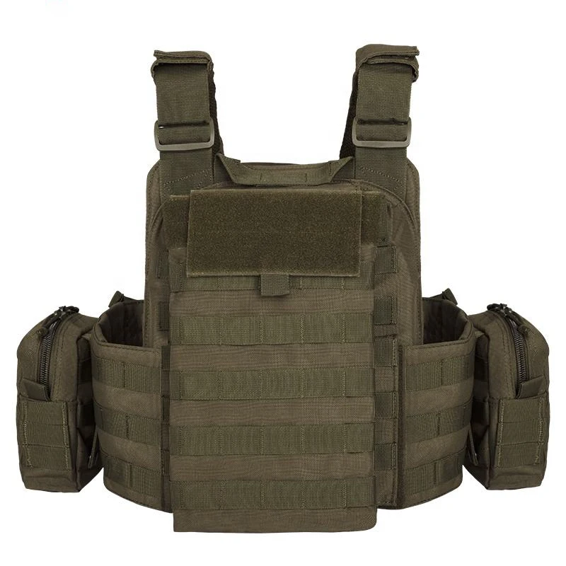 Imagem -05 - Nylon Colete Tático ao ar Livre Caça Protetora Ajustável Multifunções Molle Airsoft Equipamento de Combate Yakeda1000d