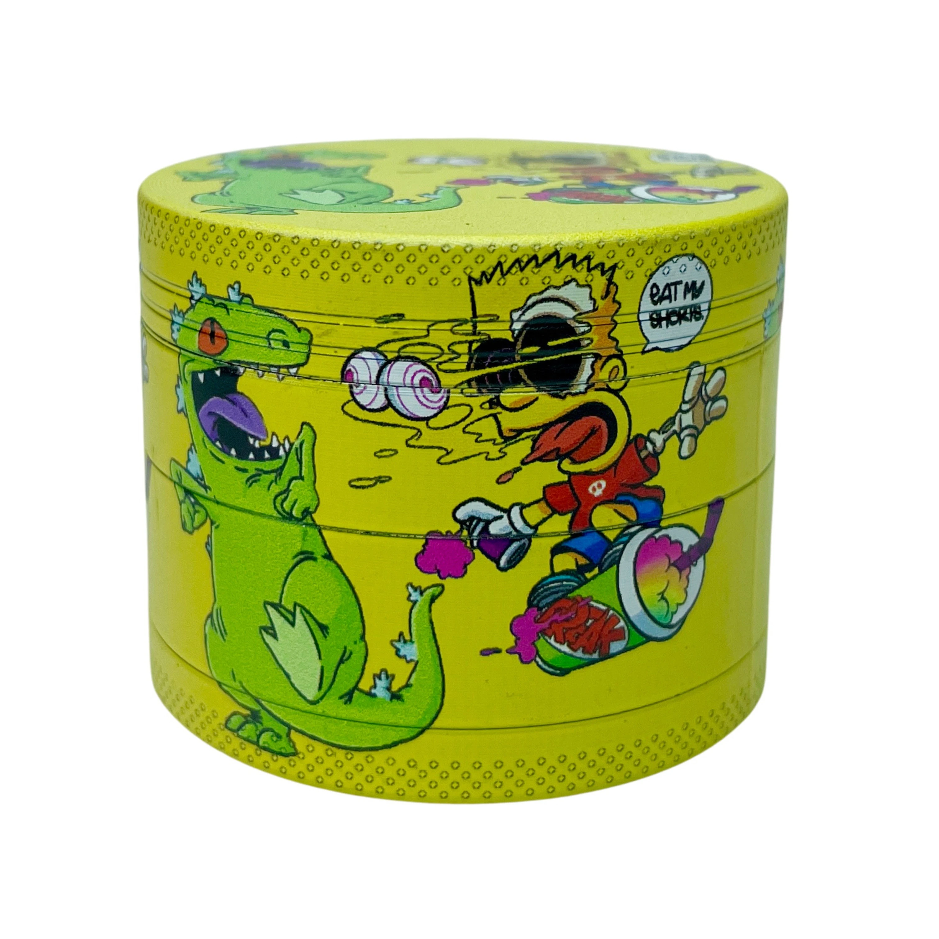 50mm/2inch Dinosaur and Buddy Metal Herb Grinder
