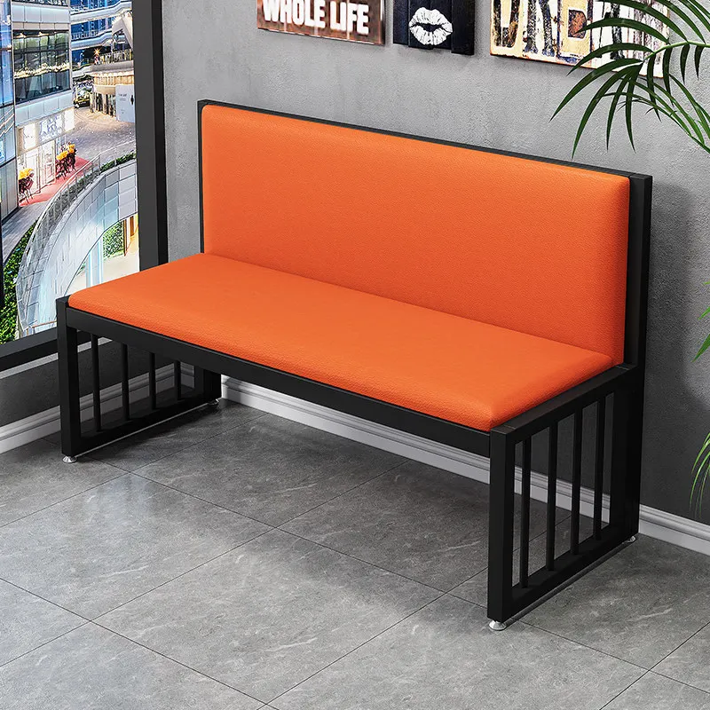 

Card seat sofa restaurant bar barbecue milk tea shop double triple wrought