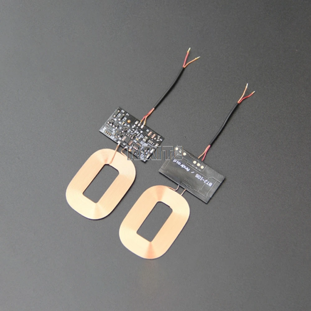 Módulo receptor de carga inalámbrica, cargador inalámbrico estándar Universal, placa de circuito con bobina PCBA, bricolaje, 5W