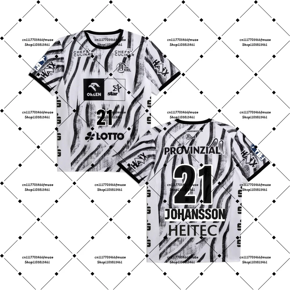 2026 Fashion Summer THW Kiel Andreas Wolff #33 Handball Jersey Casual Loose Sports T-Shirt Quick-Dry Sportswear Family Kids Tees