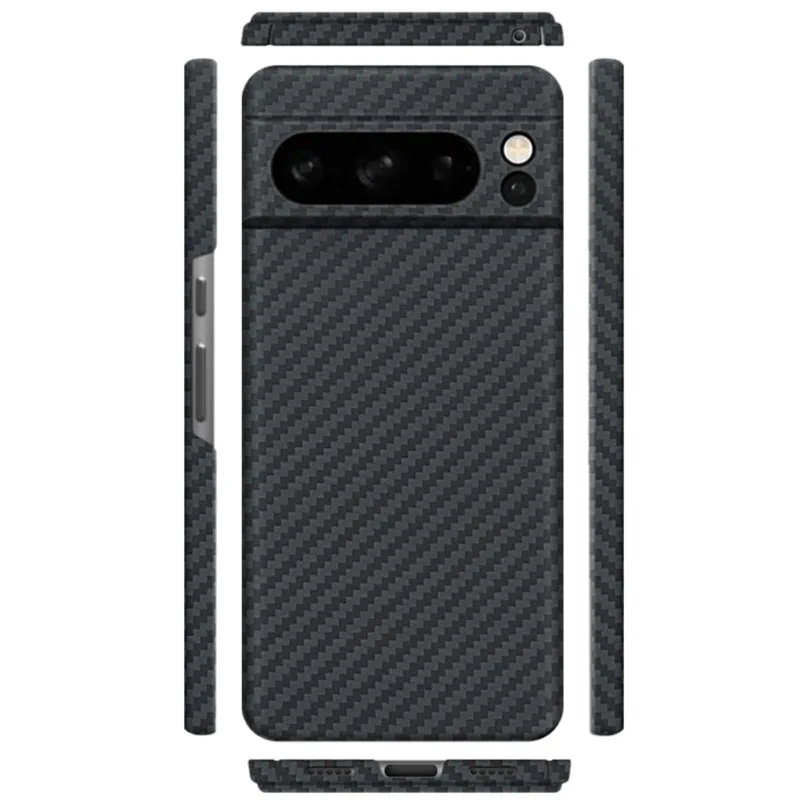 Case for Google Pixel 8 & 8 Pro Ultrathin Real Carbon Aramid Fiber Anti-explosion Mobile Phone Protective Cover Protection Shell