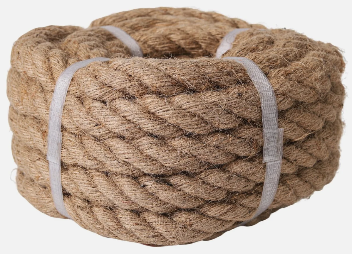 Cuerda de Yute Natural de 20 mm, 3/5/10/15 m, Cinta de Yute para Manualidades, Cordón de Yute Vintage para Coser, Decoración para Fiestas, Bodas, Navidad y Hogar