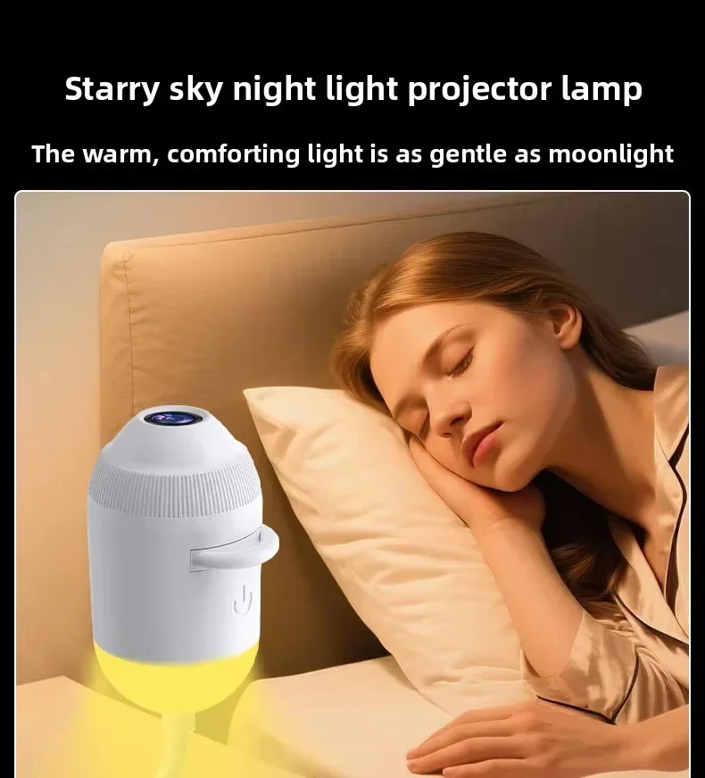 2-in-1 Sternenhimmel-Nachtlichtprojektor Plug-and-Play Galaxie-Sternprojektor USB-betriebene Deckenleuchte für Schlafzimmer- und Autodekoration – Detail 11
