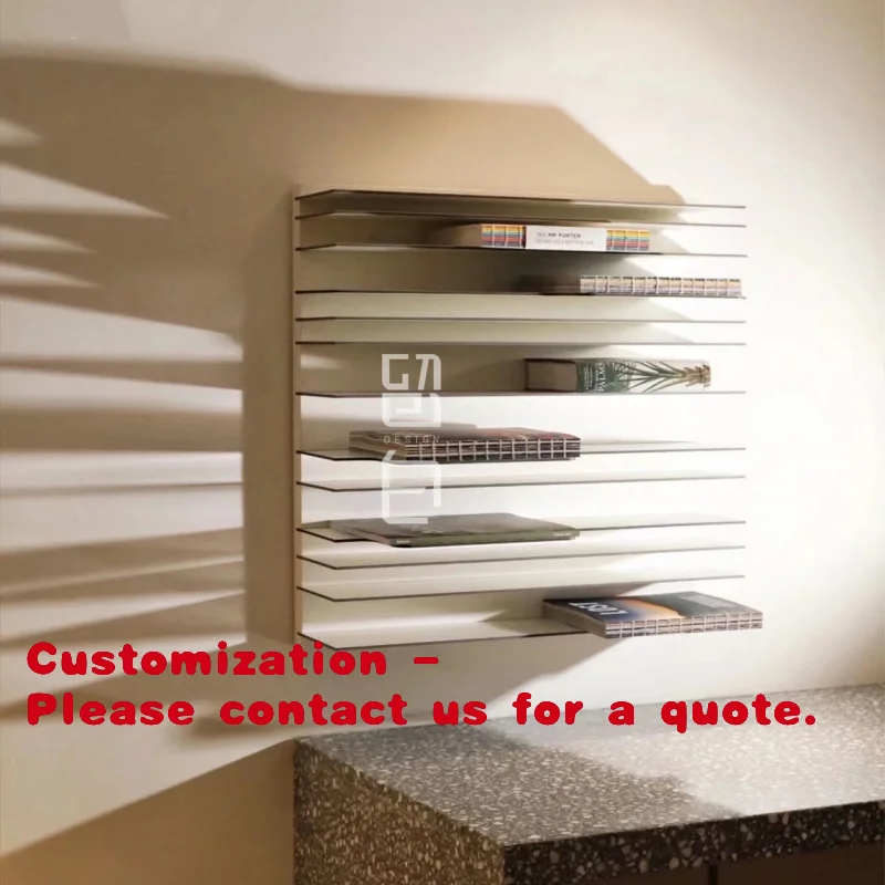 

Customize.Wall-mounted Bookshelf Wall Storage Rack NetherlandsSpectrumBookshelf Wall-Mounted Magazine Rack Vintage Sto