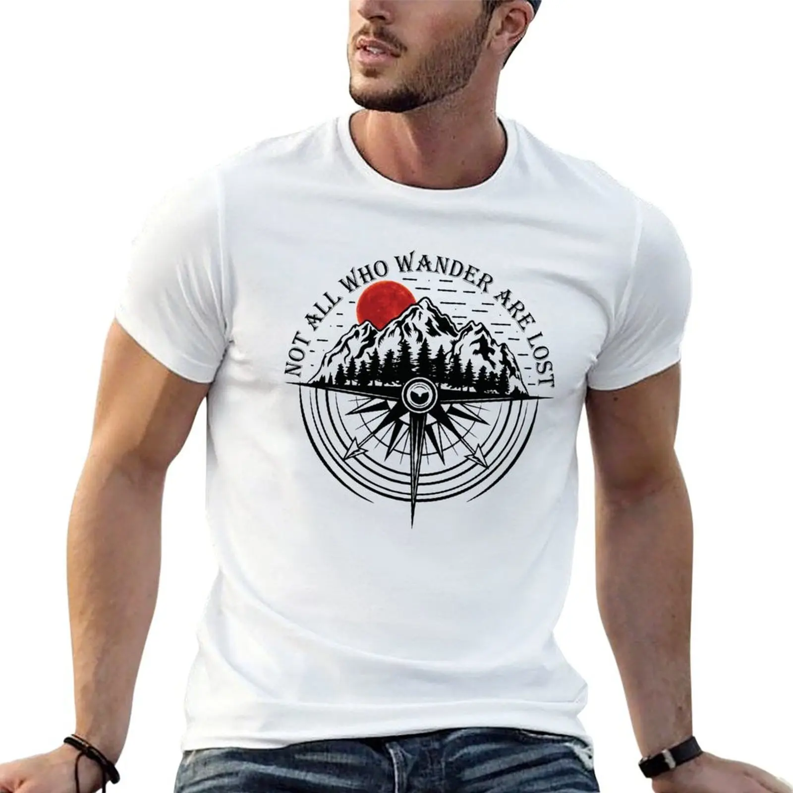 

Not All Who Wander Are Lost - Gifts for Outdoor Adventurers T-Shirt man t shirt heavy cotton graphic t shirts for man T-Shirt