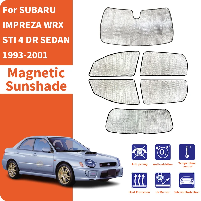 

Солнцезащитные козырьки на окна автомобиля, защита от ультрафиолета, аксессуары для SUBARU IMPREZA WRX STI 4-дверный седан 1993-2001