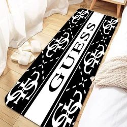 Fashion Letter G-Guesses Door Mat Entrance Non-slip Doormat Washable Kitchen Carpet Living Room Hallway Rugs Bathroom Bath Door