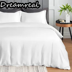 Dreamreal Pure Bamboo Bedding Set for Hotel Home Luxury Organic Bamboo Duvet Cover Fitted Bed Sheet Sets Pillowcase Cooling Soft