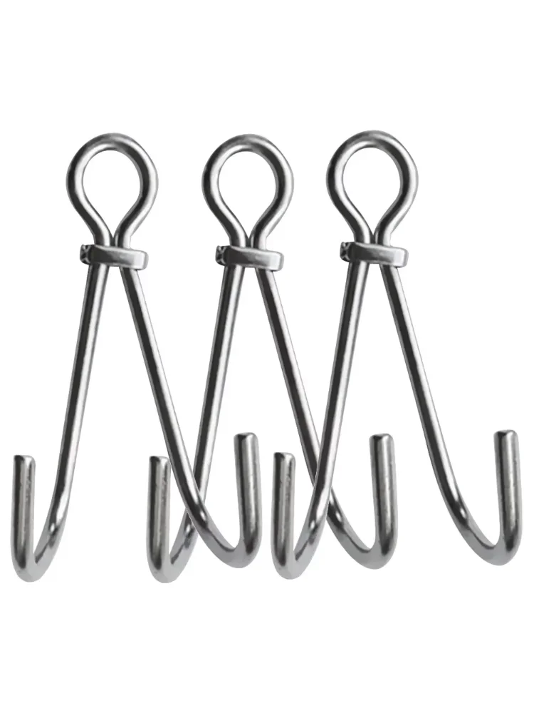 13.5cm Scuba Dive Reef Double Hook Safety Gear Current Drift Diving Hook Kayak Canoe Hardware Equipment Accessory