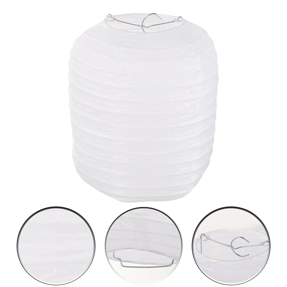 2 Pcs Winter Melon Paper Lantern Flickering White Lanterns Folding Decorative Foldable Japanese-style