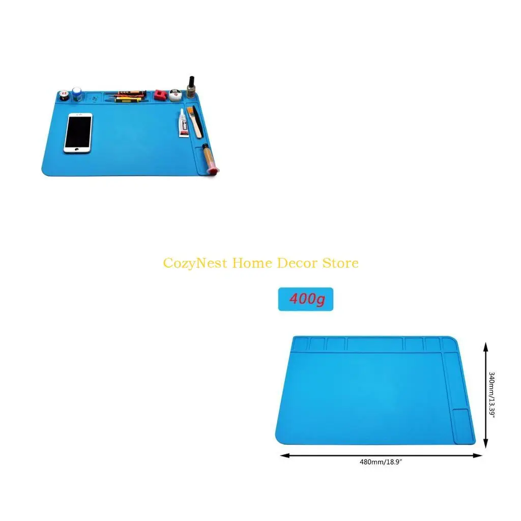 

92MF термостойкий изоляционный коврик, платформа для телефона, компьютера, паяльная станция для обслуживания микросхем, 480X340