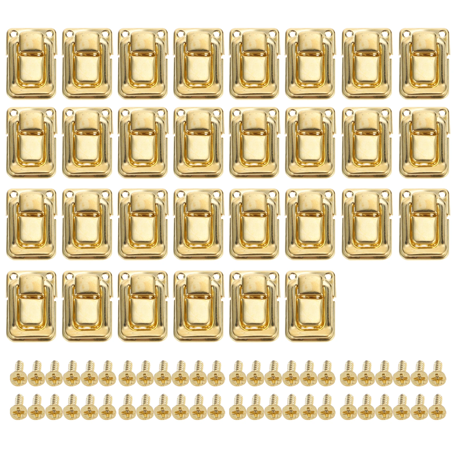 

30pcs Gift Box Latch Heavy Duty Iron Fasteners For Jewelry Wine Wooden Boxes Case Closure Buckle Clasp Hardware