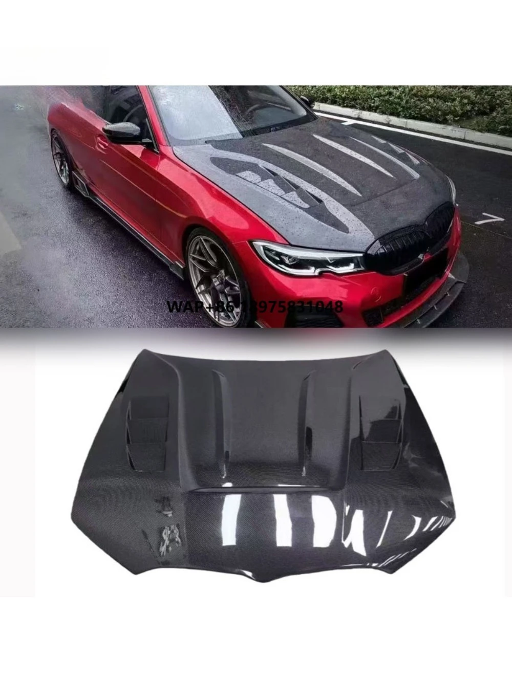 New High Quality Carbon Fiber Hoods for 3 Series G20 2019-2025 330i M340i M340 Screw-On Lightweight Bonnet