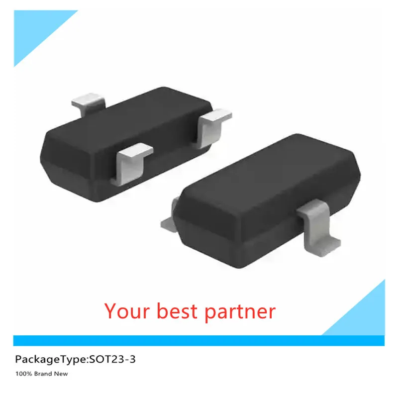 50PCS MMBF170  MMBF170LT1G   MMBF170LT1  6Z   N-Channel MOSFET, 60V, 500mA SOT23