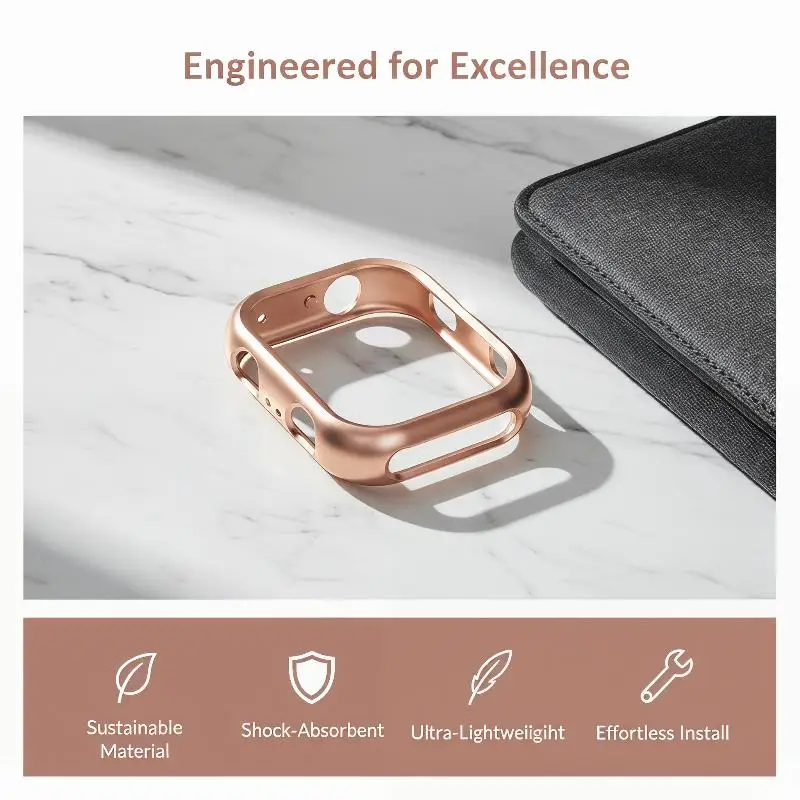 Full Coverage TPU Watch Case For Selection Rossini 2i With Plated Finish Perfect For Daily Wear Sports Use