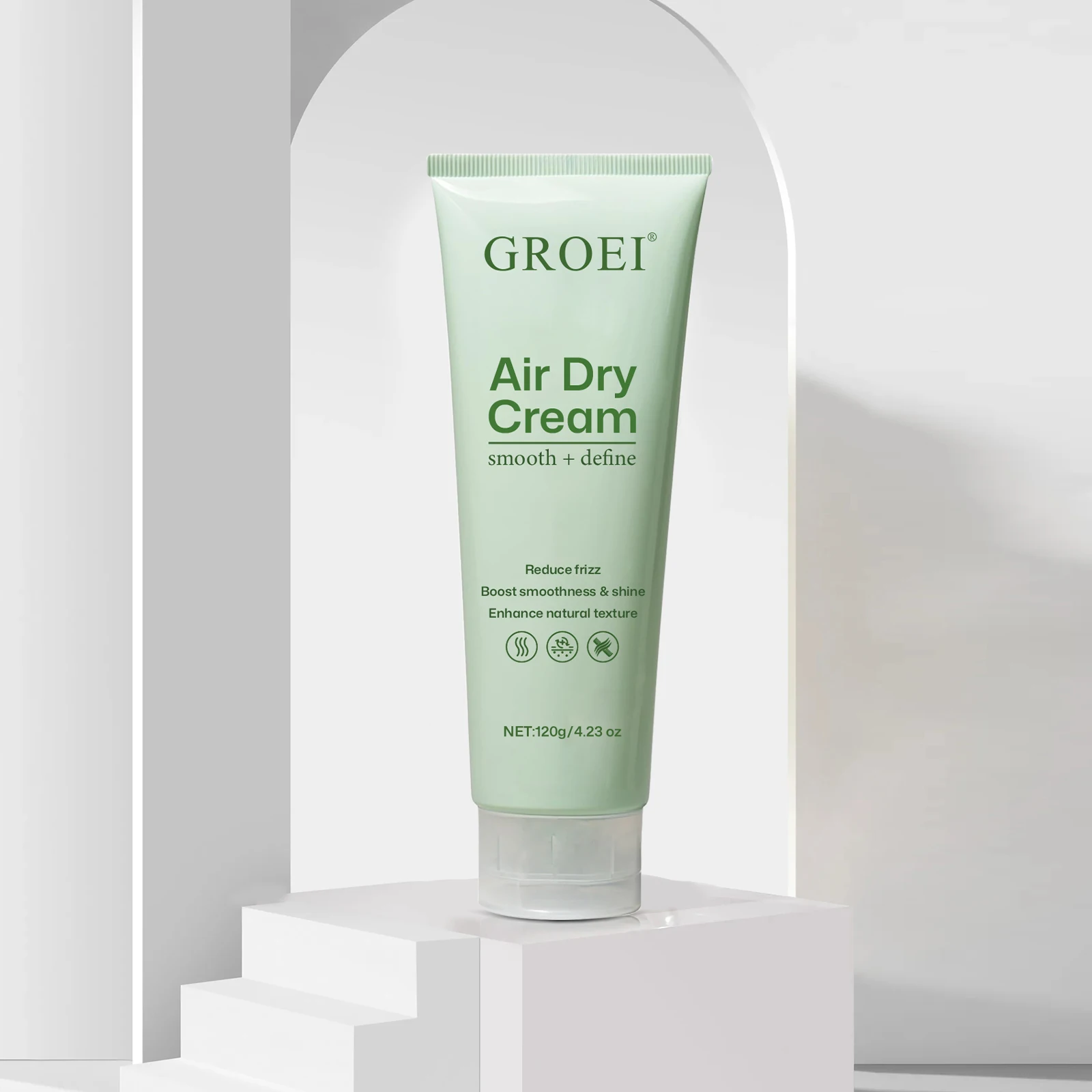 كريم تحديد الضفيرة غير لاصق يرطب لتحديد كريم تصفيف الشعر اللامع والترتد للشعر المتموج والمجعد