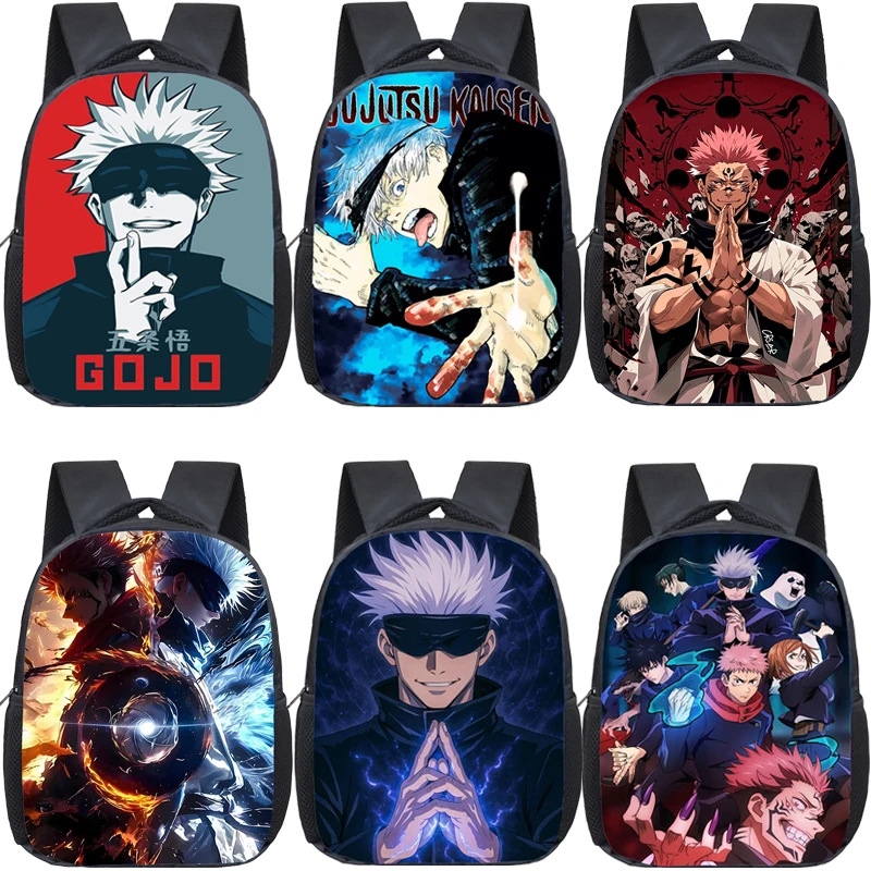 

Anime Jujutsu Kaisen Backpack Children School Bags Manga Gojo Satoru Yuji Itadori Backpack Boys Girls Kindergarten Book Bag