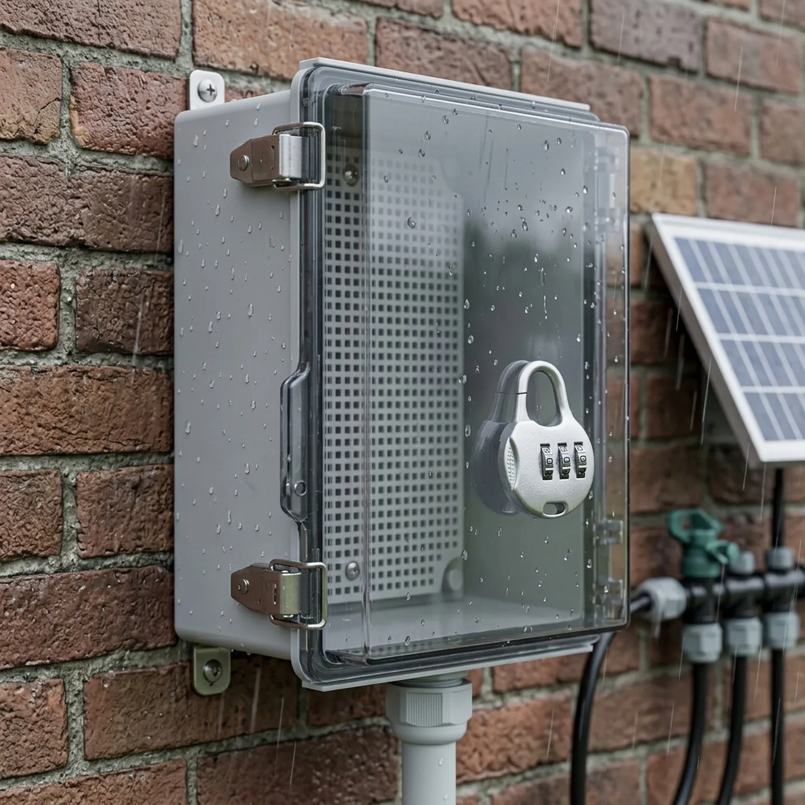 Outdoor Distribution Box IP67 Electrical Box Reliable Weatherproofing Drillable Junction Box Power Supply Enclosure