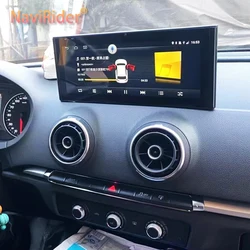 12.3Inch 1920*720 Qled Screen For AUDI A3 2014 - 2020 Android 13 Car Radio Multimedia Video Player Stereo GPS Wireless CarPlay