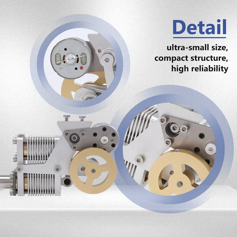 Full Metal Stirling Engine Model Mini Generator Model Physics Steam Science Educational Engine Model Kit Toy