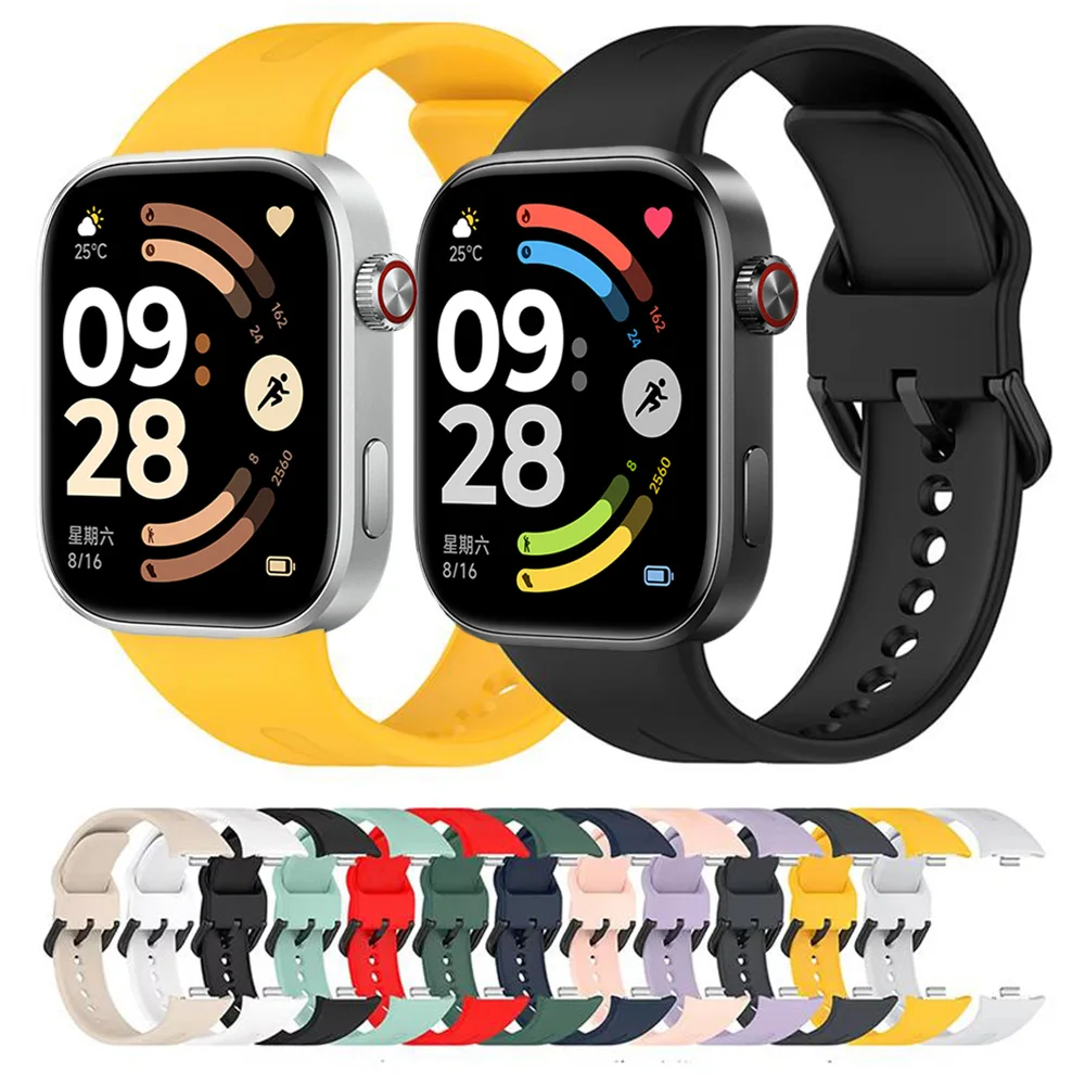 Offizielle Silikonbänder für Xiaomi Redmi Watch 5 Zubehör Ersatzarmband Gürtel Armband Correas für Redmi Watch 5 Band