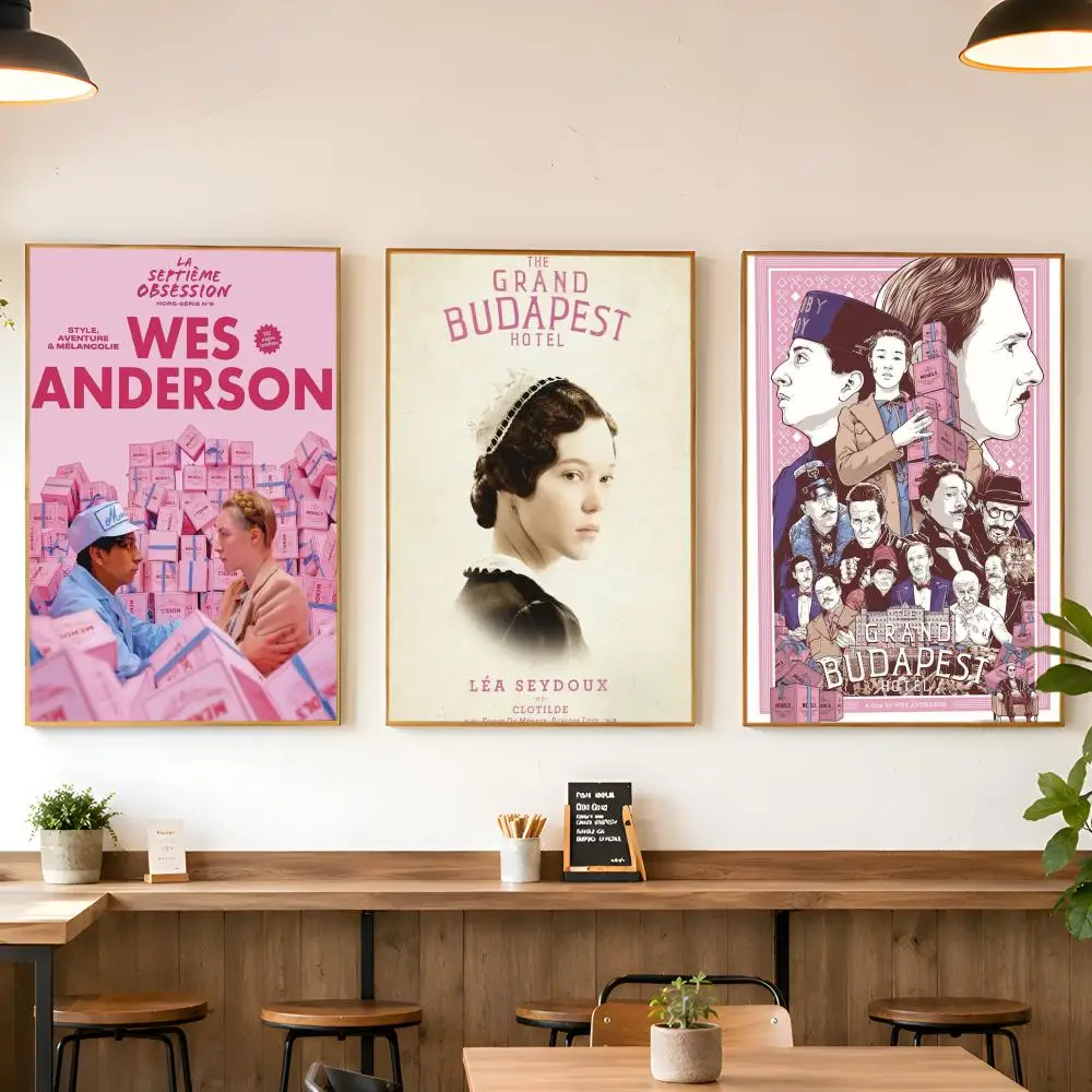 Travel Movie Grand Budapest Hotel Poster Matte Wall Peel And Stick Decor Bedroom Living Room Office Dorm Home