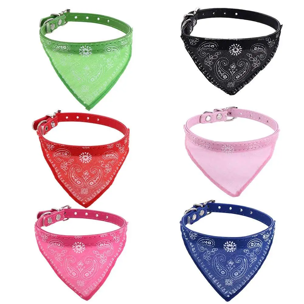 

Washable Neckerchief Triangle Bandana Cat Neck Collar for Puppy Kitten Dog Collars Dog Bandana Dog Saliva Towel Pet Supplies