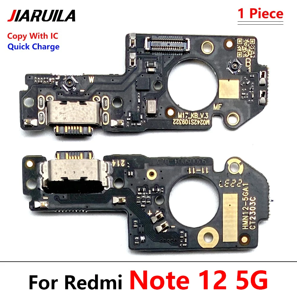 10Pcs, USB Charge Port Jack Dock Connector Charging Board Flex Cable For Xiaomi Redmi Note 10 10s 11 12 13 Pro Plus 4G 5G