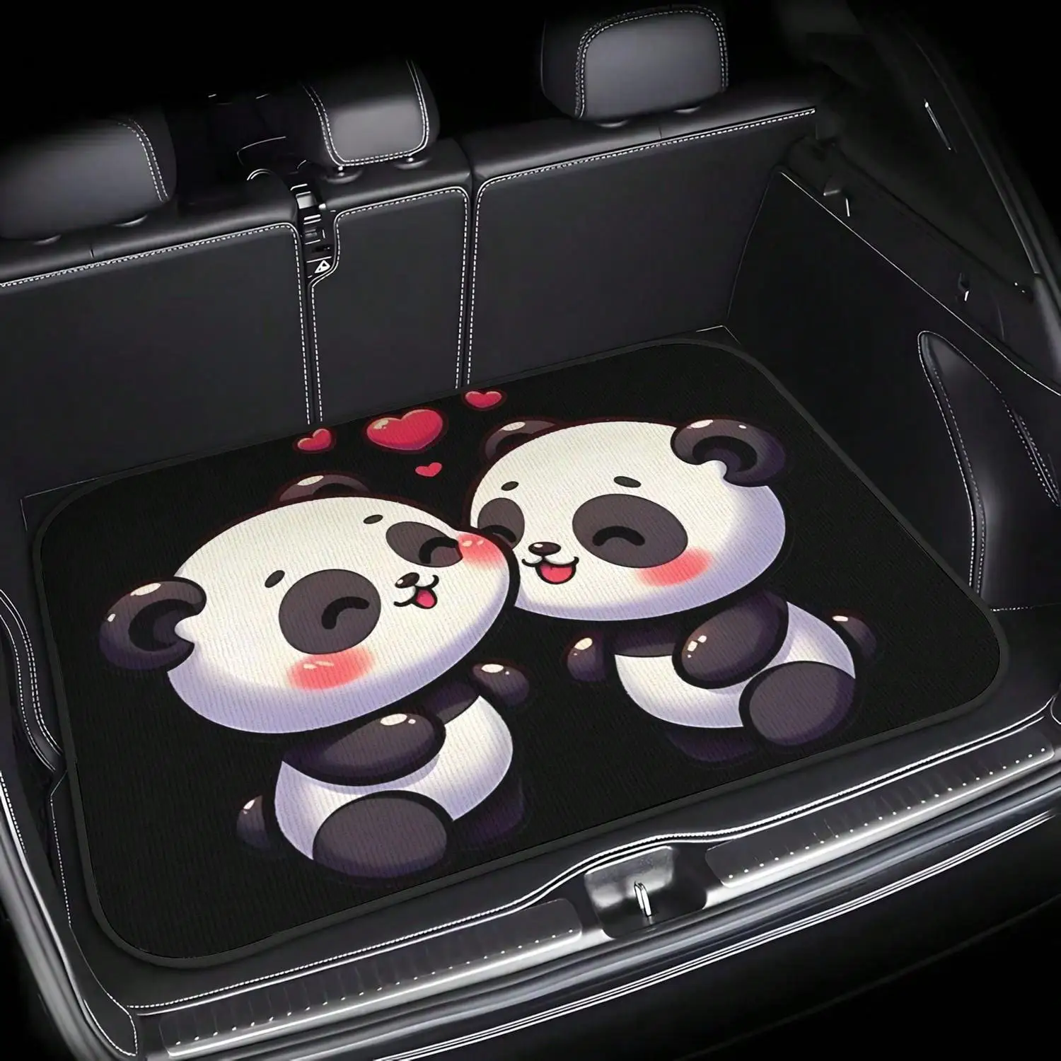 

1 Piece of Car Floor Mat with Panda Pattern, Durable and Compatible with Vehicles