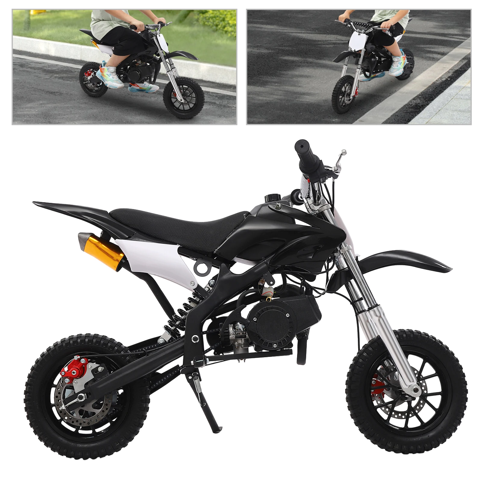 49CC Children's Dirt Bike 2-stroke Electric Children's Motorcycle Motocross Dirt Bike, Enduro For Children 6 To 16 Years