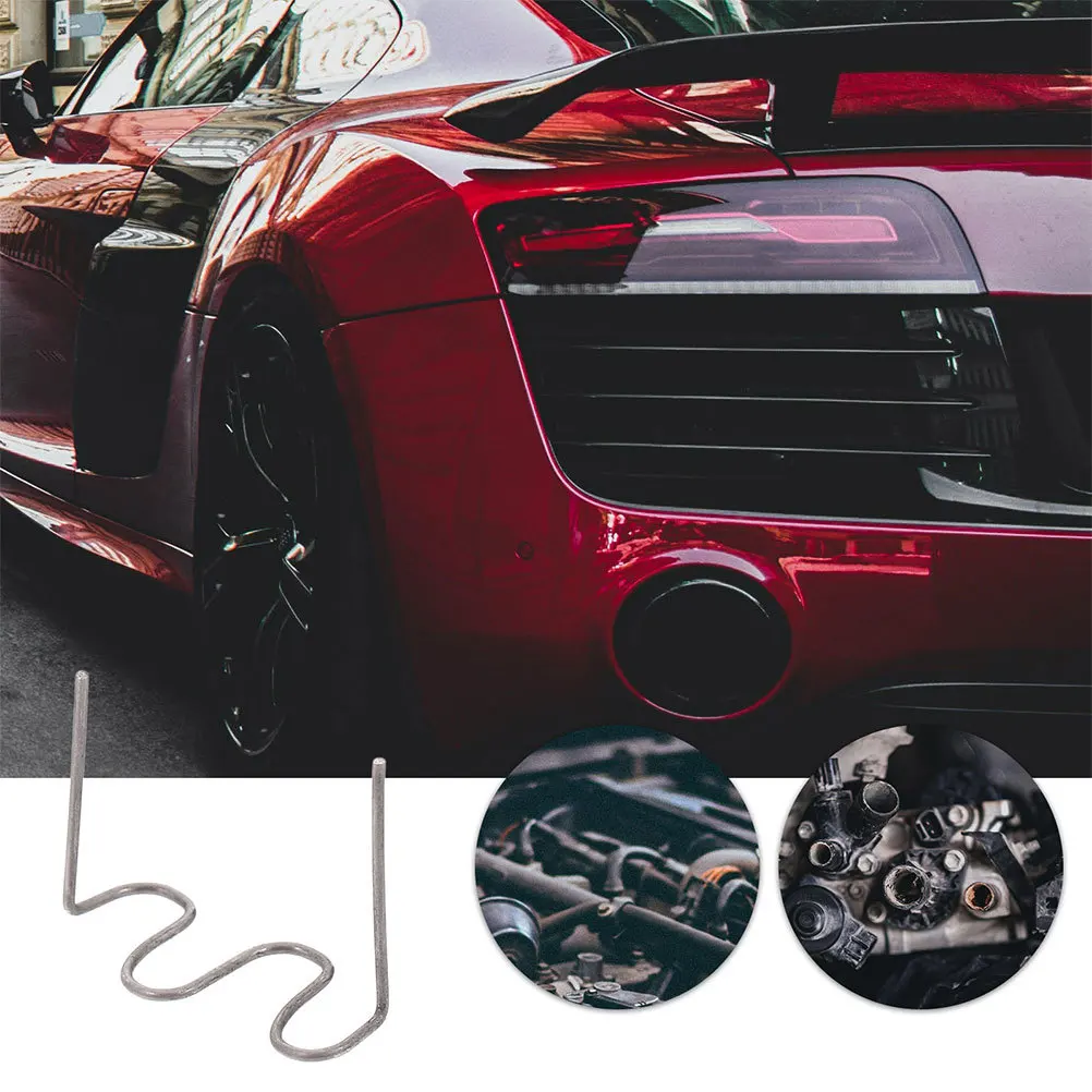 

100pcs 0.6Mm Insurance Bumper Repair Welding Staples Wave Shaped Plastic Repair Kit For Car Dashboard Lamp Holder Automotive