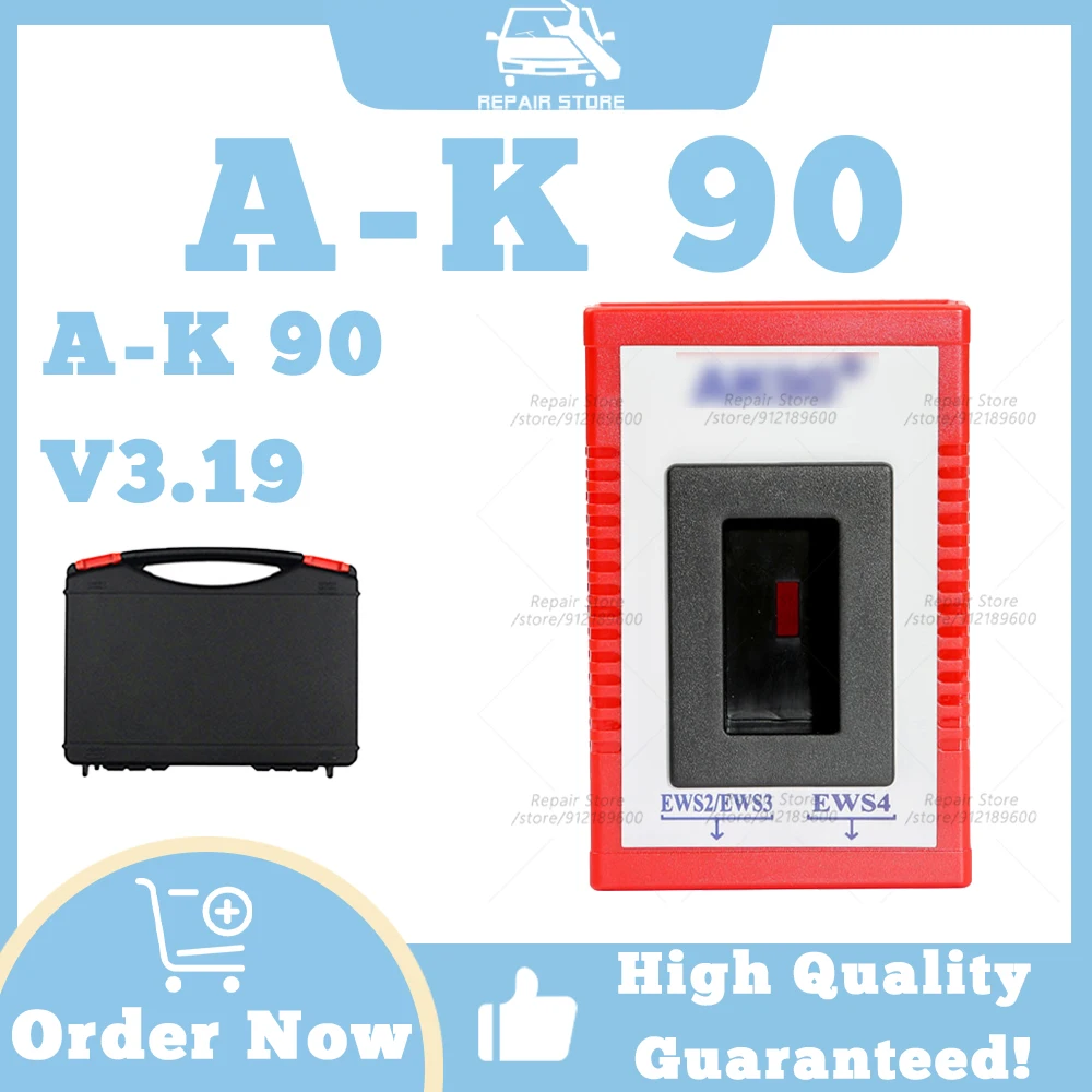 

Newest EWS Reading Tool A-K 90 Software A-K 90 V3.19 Compatible with Rainbow Cable For B-M-W read the key information functions