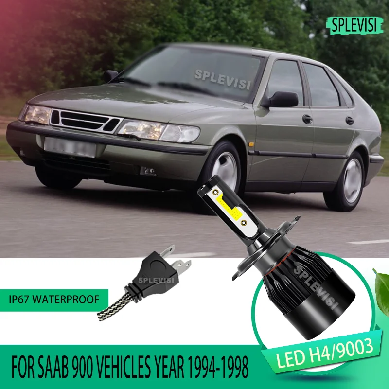 

Процесс установки, так легкий, ты быть удивины. Светодиодная лампа для фар H4. Автомобильная лампа для автомобилей Saab 900. 1994-1995 1996, 1997, 1998 г.