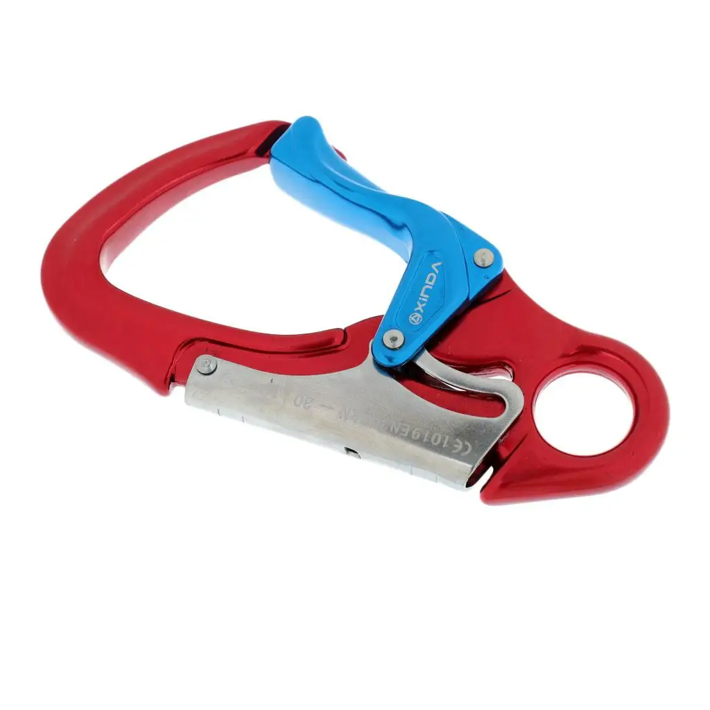 Professional Climbing Carabiner 30KN Aluminum Safety Hook Main Lock for Mountaineering and Rappelling view 3