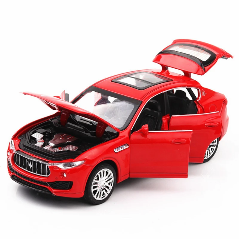 1:32 Maserati Levante Legierung Diecast Auto Modell Spielzeug Fahrzeuge Modell Mit Pull Zurück Sechs Offene Tür Kinder Geschenk Sammlung Freies verschiffen