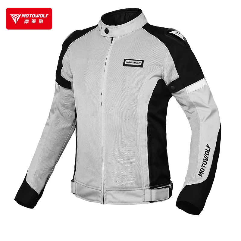 

Motowolf Motorcycle Riding Jacket Spring Autumn Men's Moto Riding Equipment Windproof Anti Off Road Racing Suit Waterproof