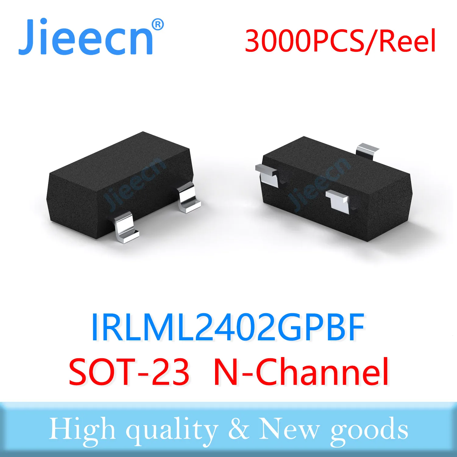 Jieecn 3000PCS IRLML2402GPBF SOT23 N-Channel 20V High quality Made in China IRLML IRLML2402 GPBF 2402