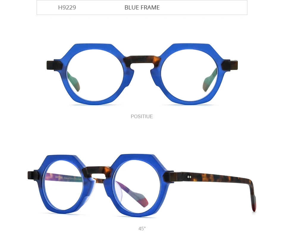 HEPIDEM Acetat Brille Rahmen Frauen Marke Designer runde Nerd Brille neue Männer dicke japanische handgemachte große Brille 9233 – Detail 20