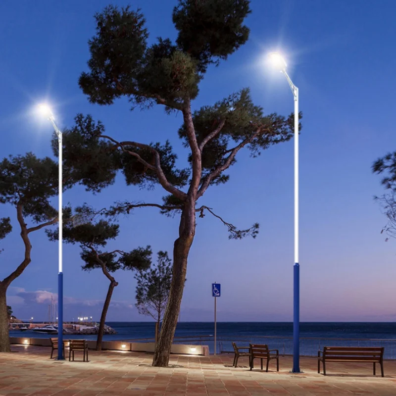 Imagem -06 - Ultrafinos Impermeável Iluminação Exterior Streetlight Alimentado Poderoso Jardim Luz 50w 100w 150w Ac85265v Parede da Estrada