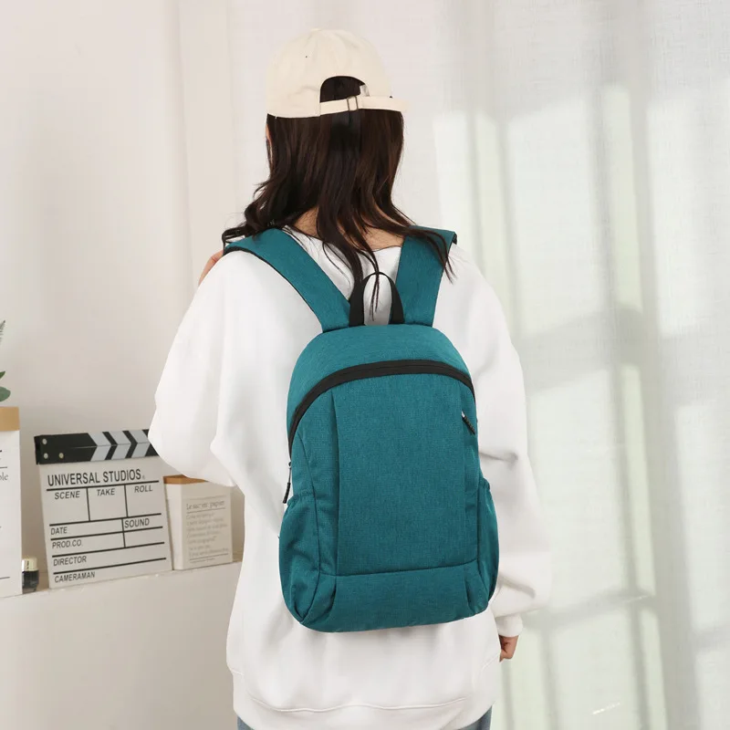2026 NEW Lightweight Solid-color Backpack, outdoor sports backpacks, casual travel bags, student schoolbags Mochila para hombre