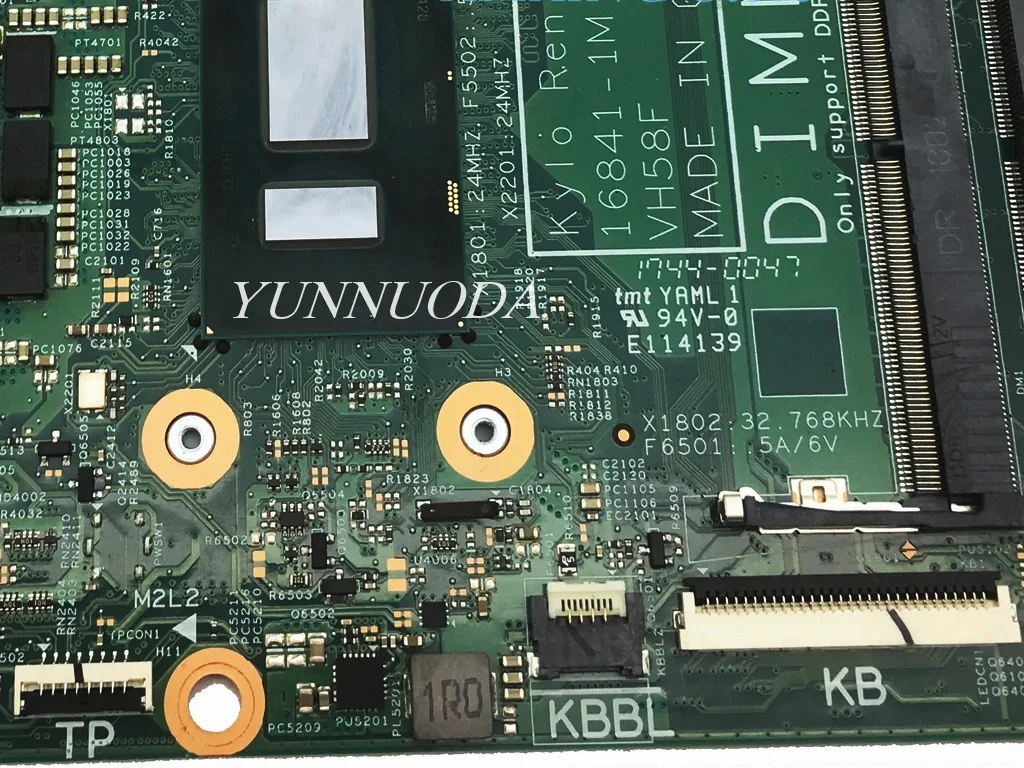 16841-1M For Dell latitude 7570 Laptop Motherboard With I3 I5 I7 CPU GT940M 2GB GPU  DDR4 100% TestedI