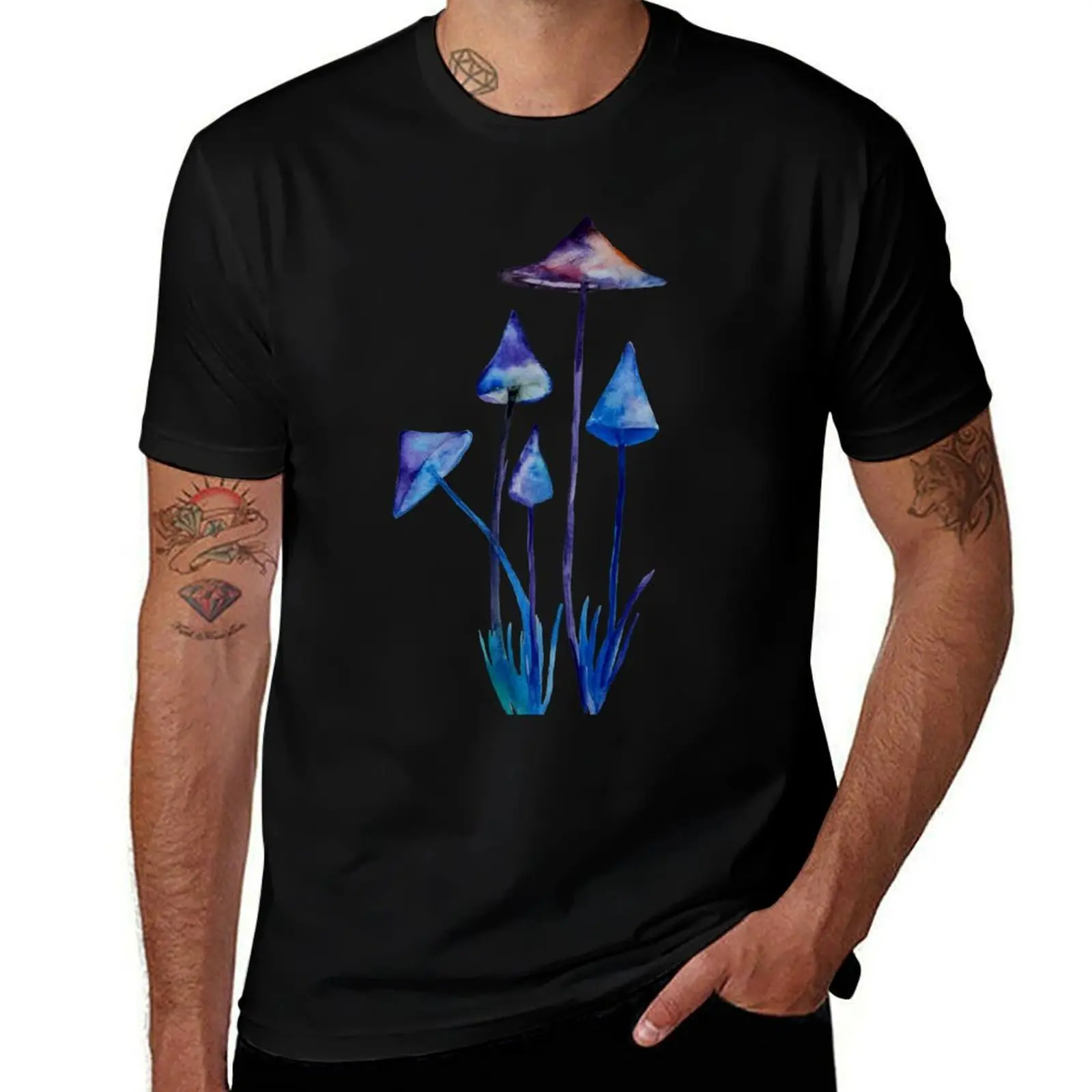 

Mushrooms Magic , Magic Mushrooms T-Shirt man t shirt cotton high quality g man t shirts for men T-Shirt