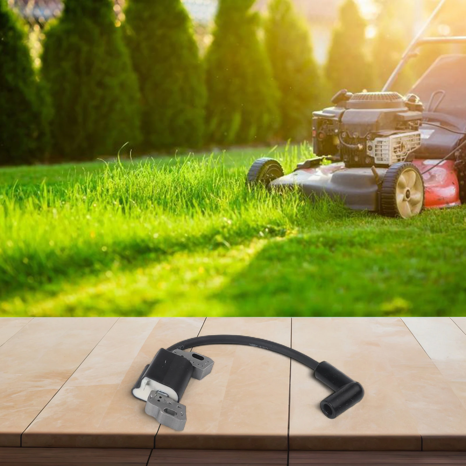 

593872 High Voltage Ignition Coil for Engine Models For 798534 799582 593381 for Consistent Engine Performance