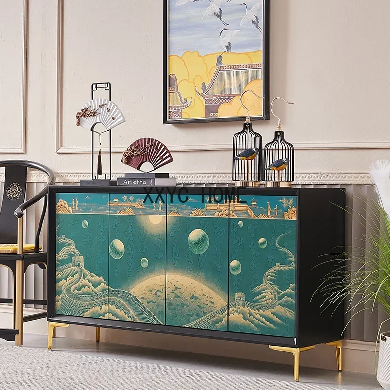 Entrance Foyer Entrance Cabinet Hotel Club Tea House Curio Cabinet